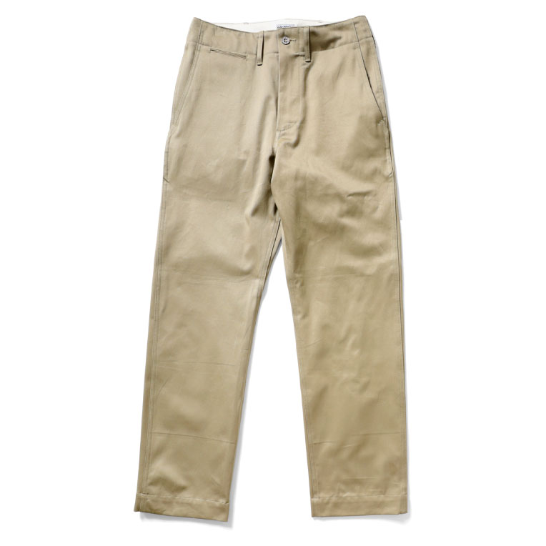 【OFFICIAL限定】HOUSTON / ヒューストン 10052 MILITARY CHINO PANTS -STANDARD type- / ミリタリーチノパンツ-スタンダードタイプ- -全1色-_1