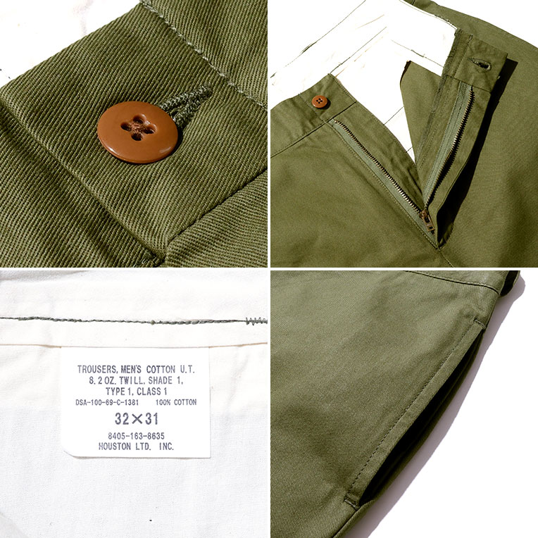 HOUSTON（ヒューストン） 10116 60's ARMY CHINO PANTS / 60年代