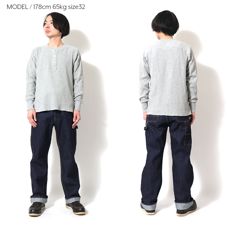 HOUSTON（ヒューストン） 10129 SELVEDGE DENIM PAINTER PANTS / セル