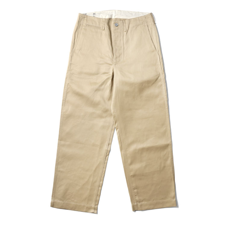 HOUSTON / ヒューストン 10176 U.S.COTTON M-1941 CHINO TROUSER / U.S.コットンチノトラウザー -全3色-