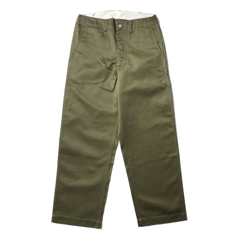 HOUSTON / ヒューストン 10176 U.S.COTTON M-1941 CHINO TROUSER / U.S.コットンチノトラウザー -全3色-