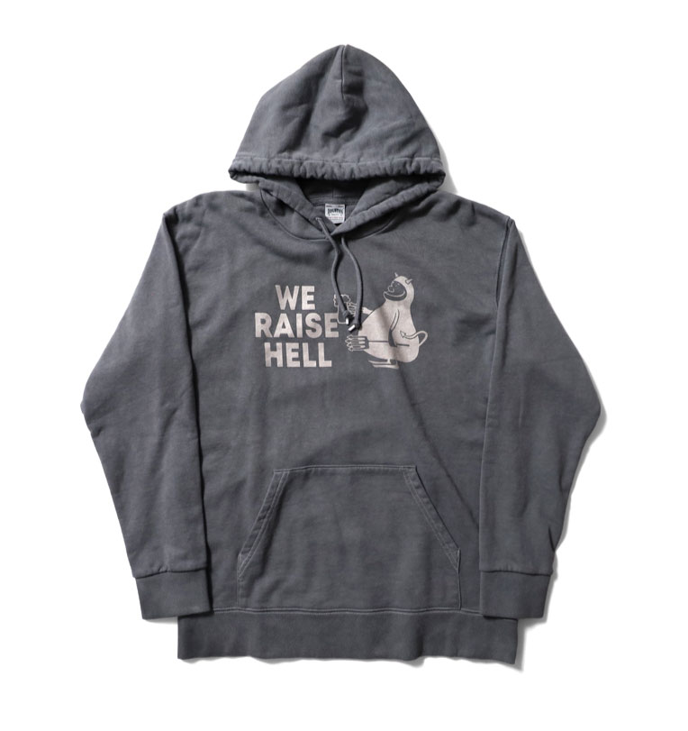 HOUSTON / ヒューストン 22053  PIGMENT PRINT PARKA  (RAISE HELL) / ピグメントプリントパーカー (レイズヘル) -全3色-