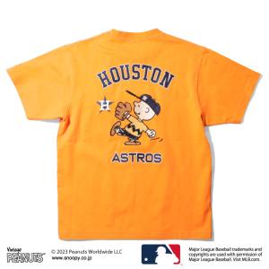 HOUSTON / ヒューストン 22106 PEANUTS × MLB EMB TEE(CHARI...