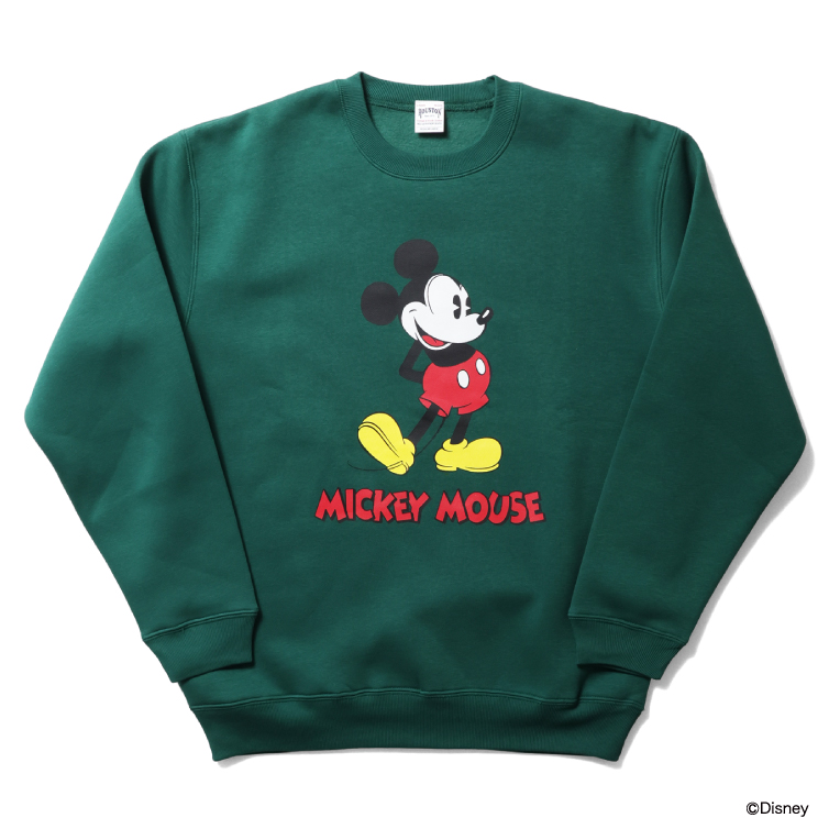 みっきー HOUSTON（ヒューストン） 22257 【HOUSTON】 MICKEY MOUSE C/N SWEAT
