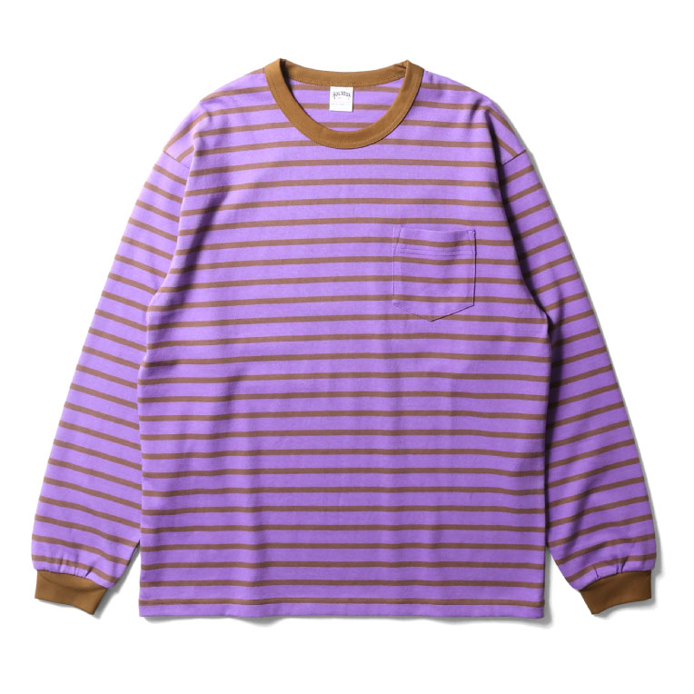 HOUSTON（ヒューストン） 22379 BORDER L/S TEE / ボーダー長袖Tシャツ