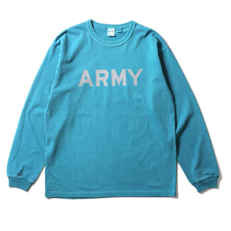 HOUSTON（ヒューストン） 22392 PIGMENT U.S. COTTON PRINT TEE(REFLECTOR ARMY ...