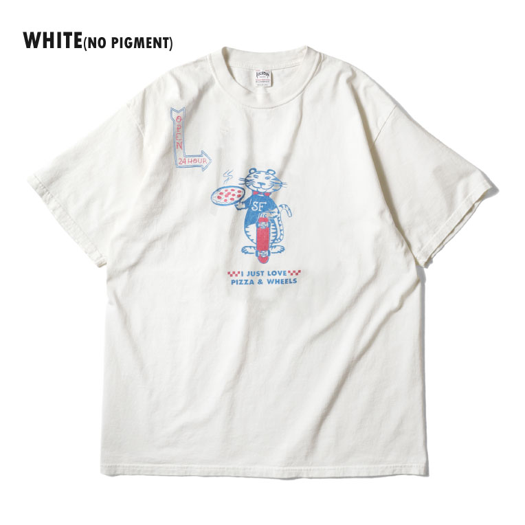 HOUSTON（ヒューストン） 22427 PIGMENT PRINT TEE (TIGER