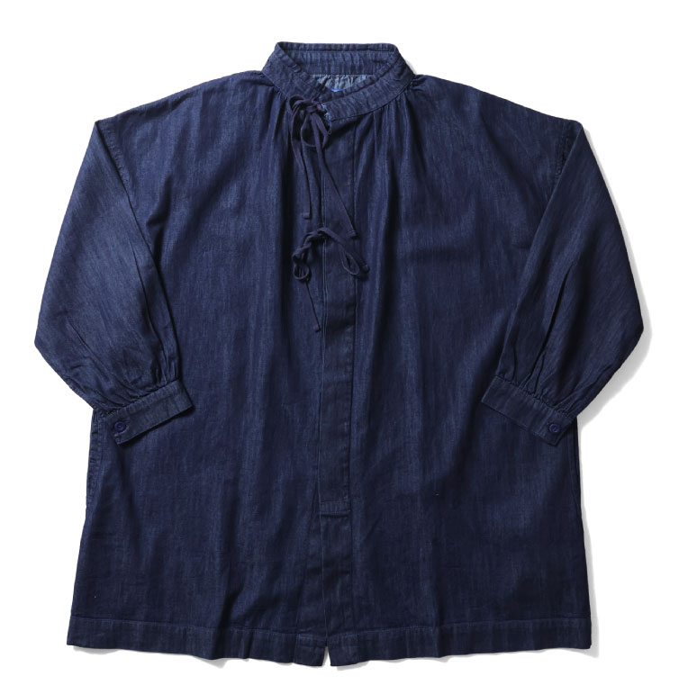 HOUSTON woman / ヒューストン ウーマン 24HL016 DENIM SWISS ARMY SHIRT / デニムスイスアーミーシャツ -全2色-｜houston-1972｜02