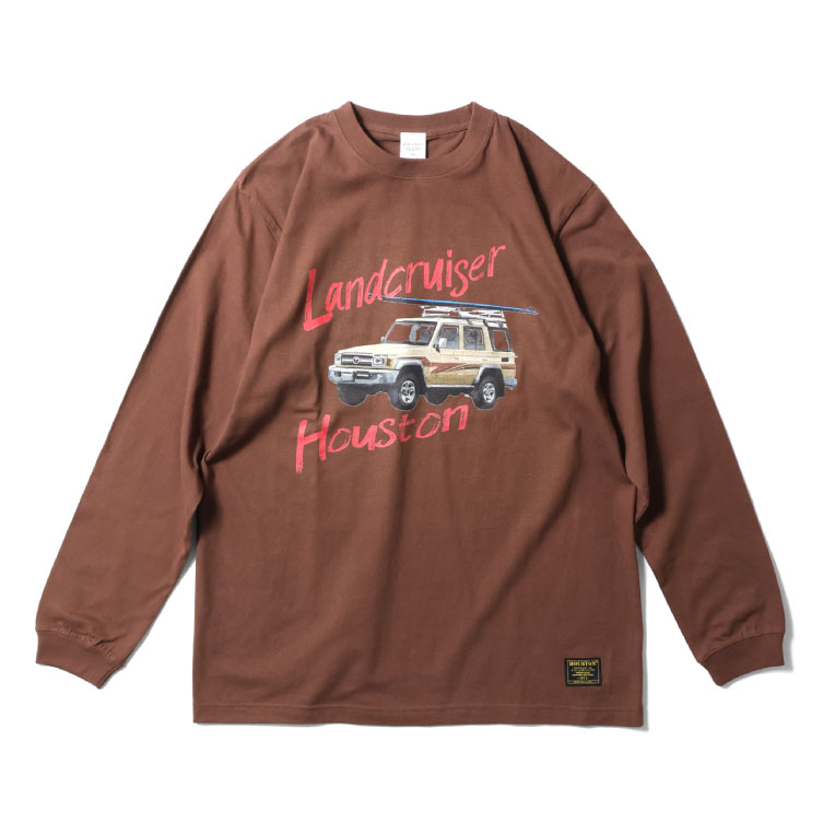 HOUSTON / ヒューストン 24TY002 × TOYOTA PRINT L/S TEE (L...