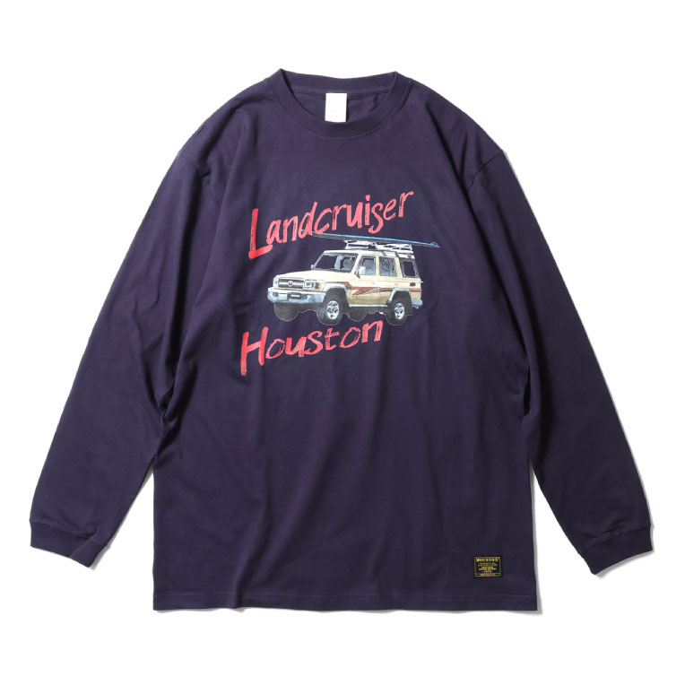 HOUSTON / ヒューストン 24TY002 × TOYOTA PRINT L/S TEE (L...