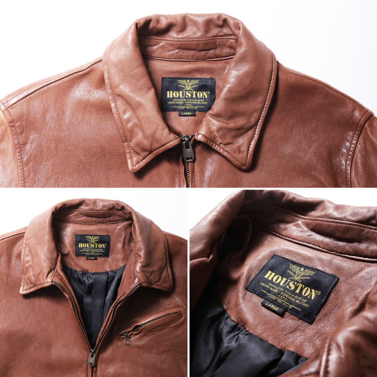 HOUSTON レザージャケット HOUSTON 【OFFICIAL限定】HOUSTON / ヒューストン 24UN007