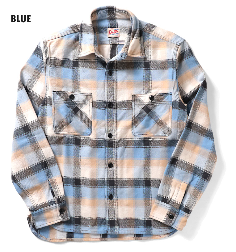 HOUSTON / ヒューストン 40874 CHECK VIYELLA SHIRT / チェックビエラシャツ-全4色- :40874:HOUSTON  OFFICIAL ONLINE STORE - 通販 - Yahoo!ショッピング