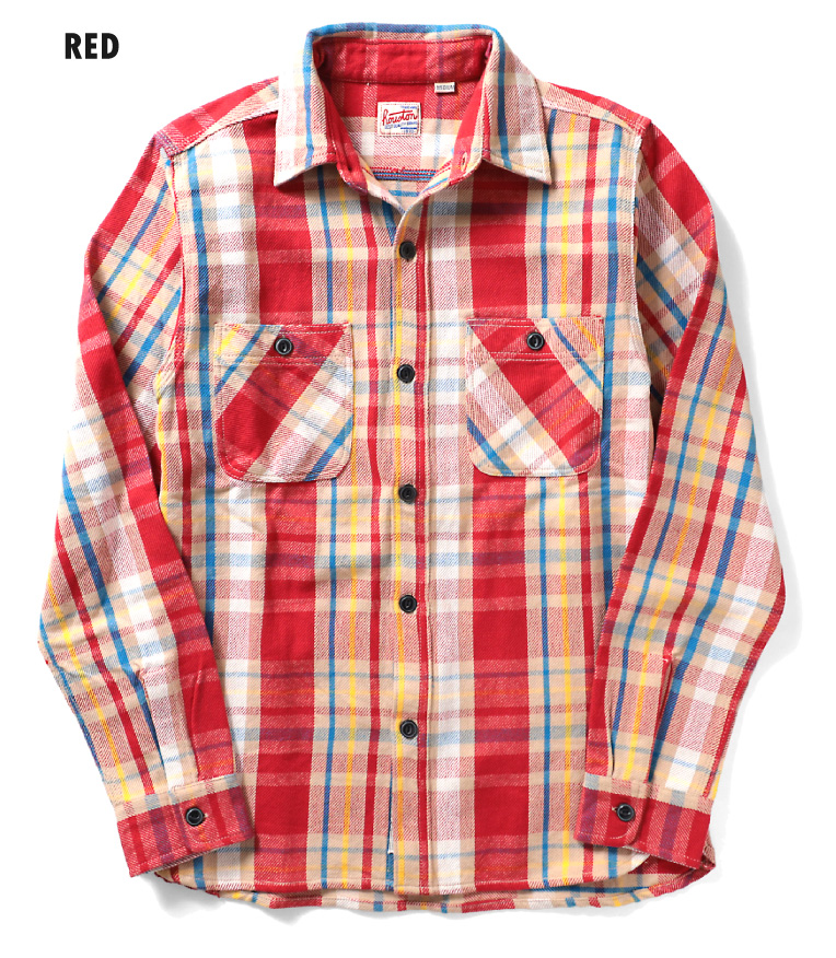 HOUSTON / ヒューストン 40874 CHECK VIYELLA SHIRT / チェックビエラシャツ-全4色- :40874:HOUSTON  OFFICIAL ONLINE STORE - 通販 - Yahoo!ショッピング