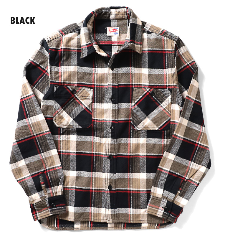 HOUSTON / ヒューストン 40874 CHECK VIYELLA SHIRT / チェックビエラシャツ-全4色- :40874:HOUSTON  OFFICIAL ONLINE STORE - 通販 - Yahoo!ショッピング