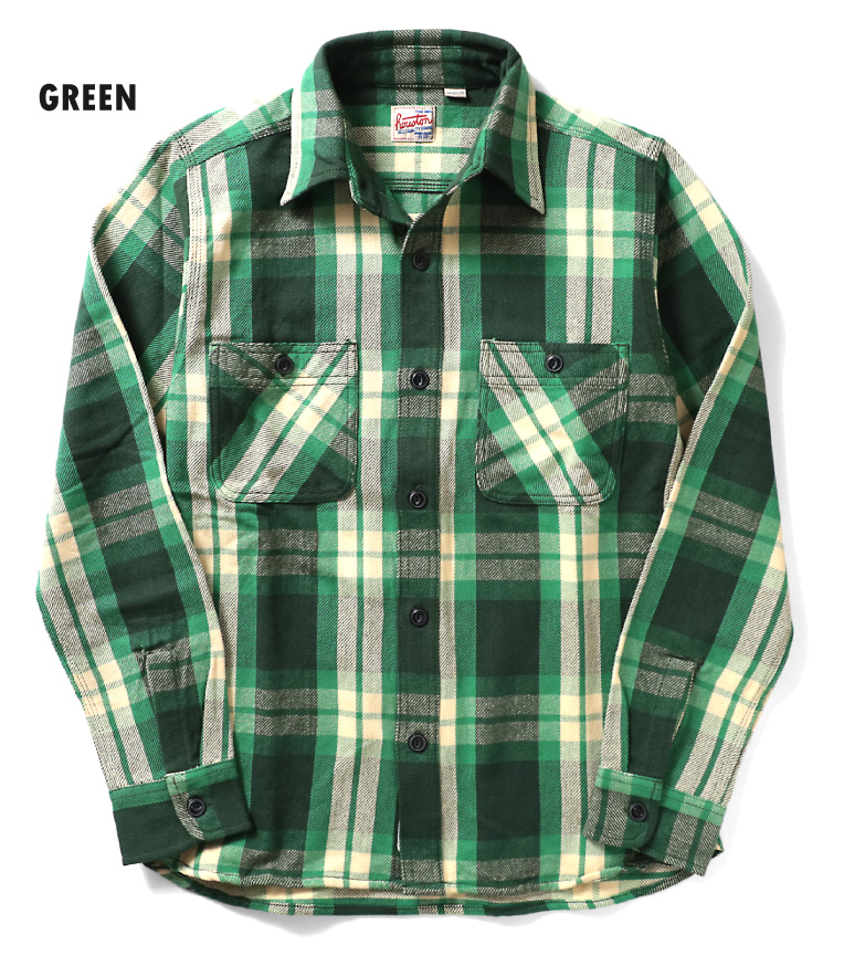 HOUSTON / ヒューストン 40874 CHECK VIYELLA SHIRT / チェックビエラシャツ-全4色- :40874:HOUSTON  OFFICIAL ONLINE STORE - 通販 - Yahoo!ショッピング