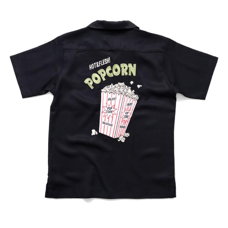 HOUSTON / ヒューストン 40993 BOWLING SHIRT (POPCONE) / ボーリングシャツ -全3色-｜houston-1972｜02
