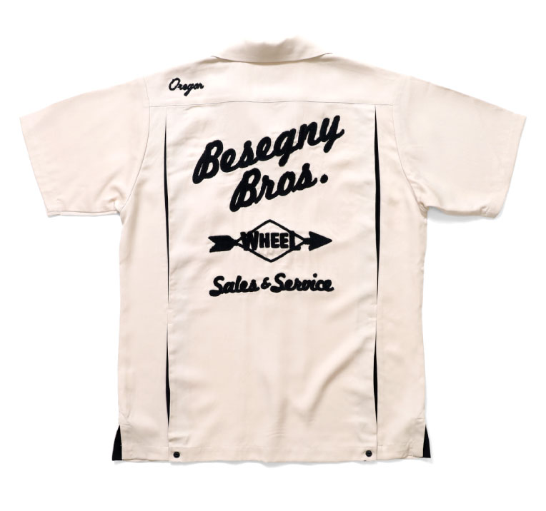  jf521 新品 HOUSTON チェーン刺繍 テンセル素材 半袖 ボーリングシャツ 40932 メンズ ヒューストン S S BOWLING SHIRT ボウリングシャツ ワークシャツ アメカジ 
