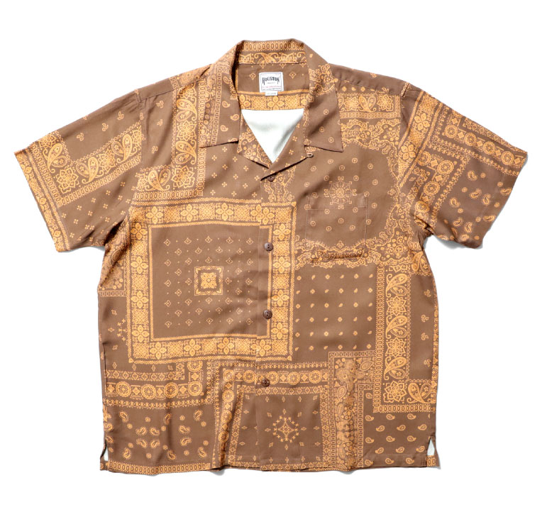 HOUSTON / ヒューストン 41025 ALOHA SHIRT (BANDANA) / アロハ...