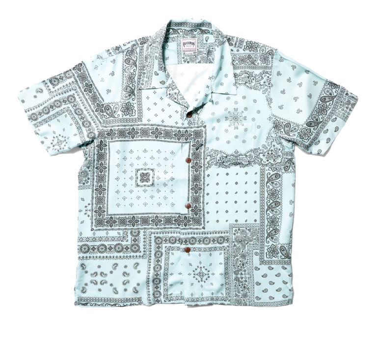 HOUSTON / ヒューストン 41025 ALOHA SHIRT (BANDANA) / アロハ...