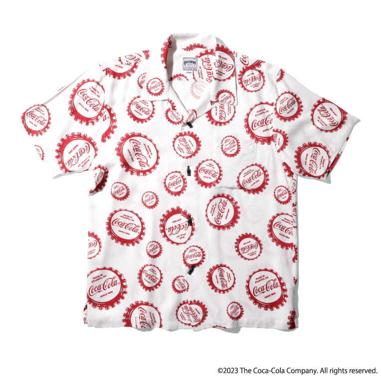 HOUSTON / ヒューストン 41029 COCA-COLA ALOHA SHIRTS(BOTT...