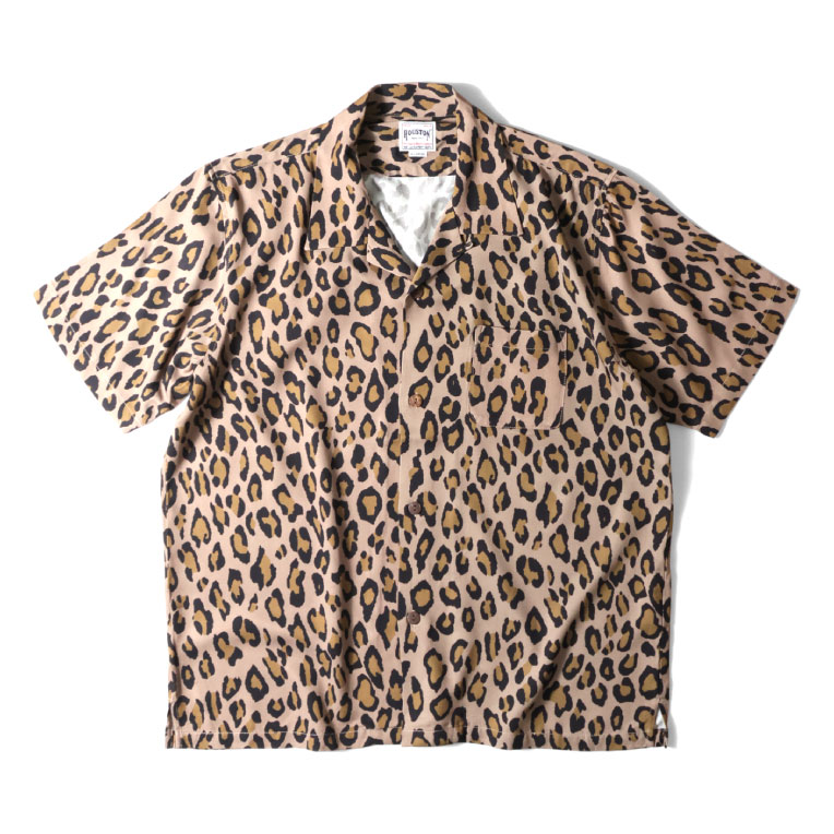 HOUSTON  / ヒューストン 41103 ALOHA SHIRT (LEOPARD) / アロ...