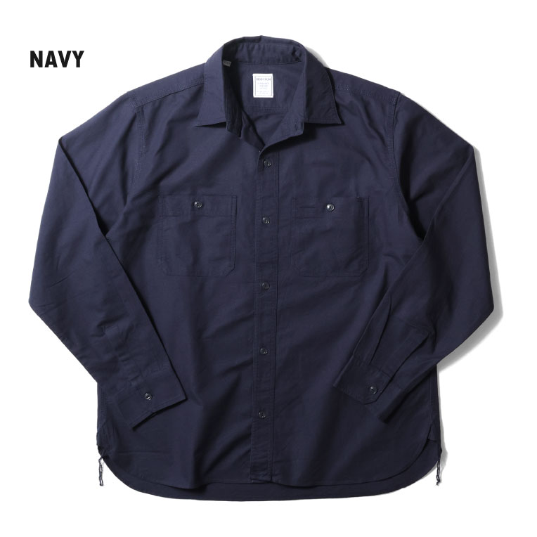 HOUSTON【L】長袖シャツ 2枚セット HOUSTON（ヒューストン） 41133 OXFORD L/S WORK SHIRT