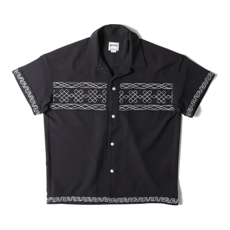 HOUSTON  / ヒューストン 41138 CORD EMBROIDERY S/S SHIRT ...