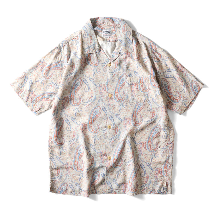 HOUSTON / ヒューストン 41172 ×LIBERTY ALOHA  SHIRT (PAISLEY) / アロハシャツ -全3色-の画像