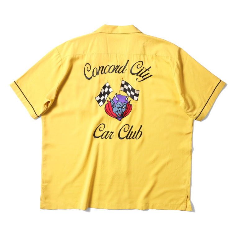 HOUSTON（ヒューストン） 41179 BOWLING S/S SHIRT (CONCORD