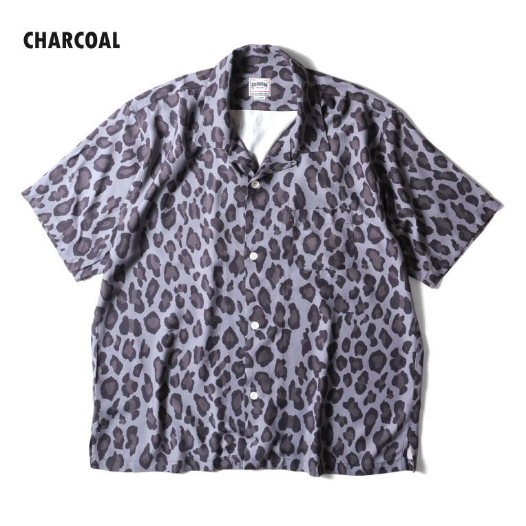 アロハ HOUSTON / ヒューストン 41195 ALOHA SHIRT (LEOPARD) / アロハシャツ