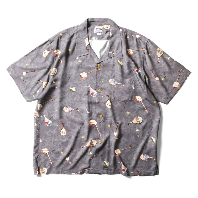 HOUSTON / ヒューストン 41202 ALOHA  SHIRT (和楽器) / アロハシャツ -全3色- | HOUSTON | 01