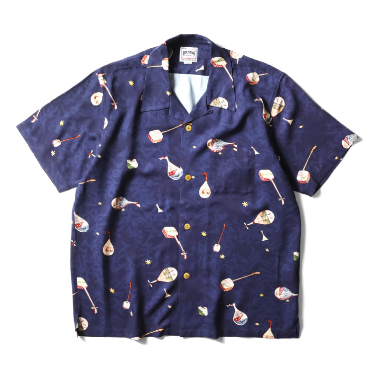 HOUSTON / ヒューストン 41202 ALOHA  SHIRT (和楽器) / アロハシャツ -全3色- | HOUSTON | 02