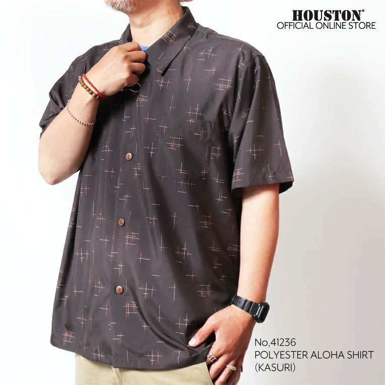 UNIVERD72 / ユニバード72 41236 DRY ALOHA SHIRT (KASURI) アロハ