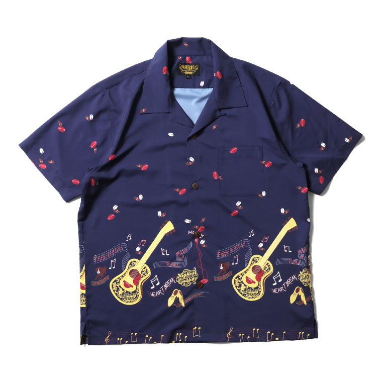 UNIVERD72 / ユニバード72 41237 DRY ALOHA SHIRT (GUITER) アロハ