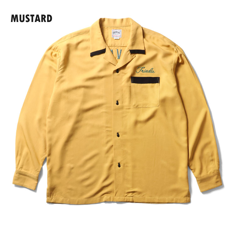 HOUSTON（ヒューストン） 41300 BOWLING L/S SHIRT (STRIKERS) / 長袖