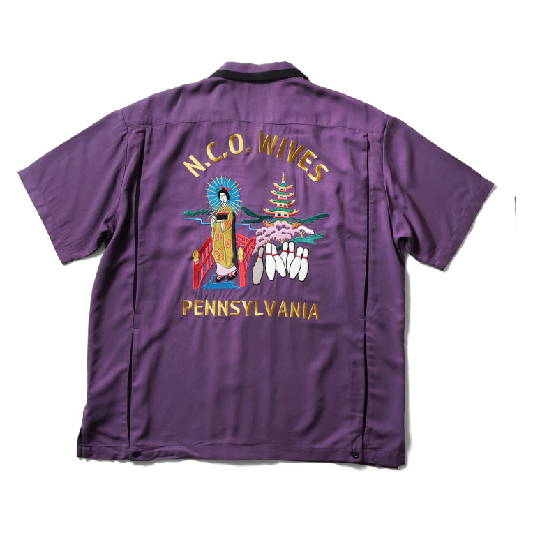 HOUSTON（ヒューストン） 41302 BOWLING SHIRT (MAIKO) / ボウリング