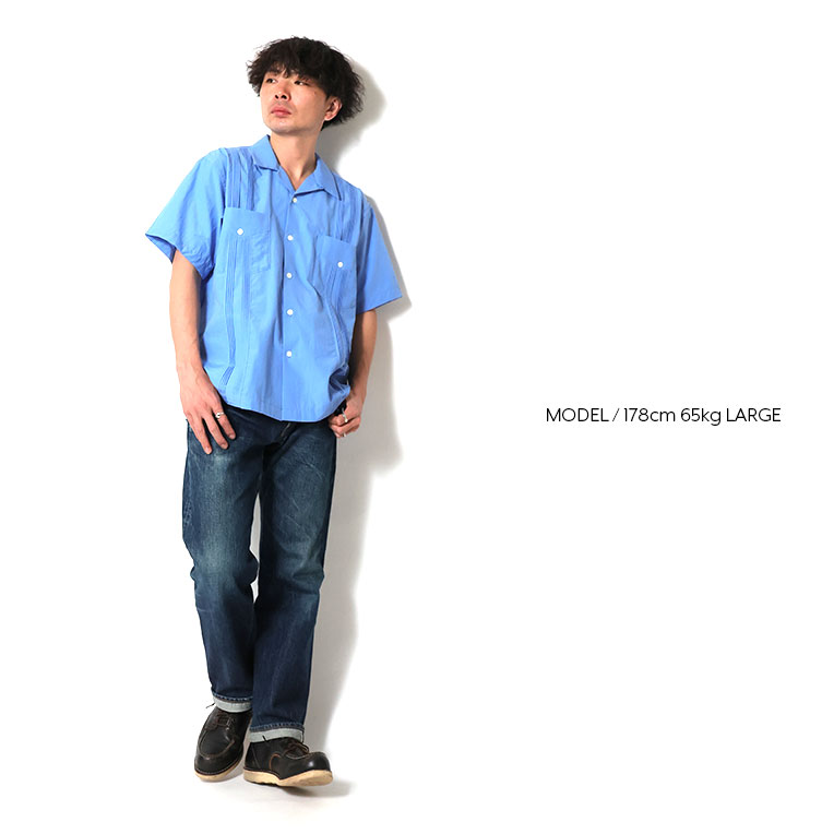 HOUSTON（ヒューストン） 41305 CUBA SHIRT / キューバシャツ -全4色