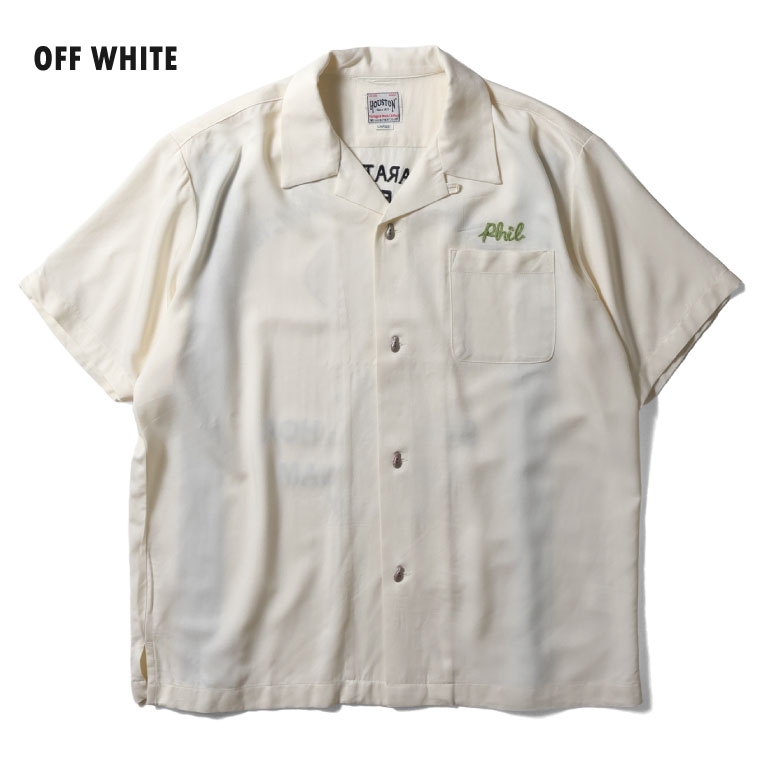 HOUSTON（ヒューストン） 41317 BOWLING SHIRT(PARATROOPER