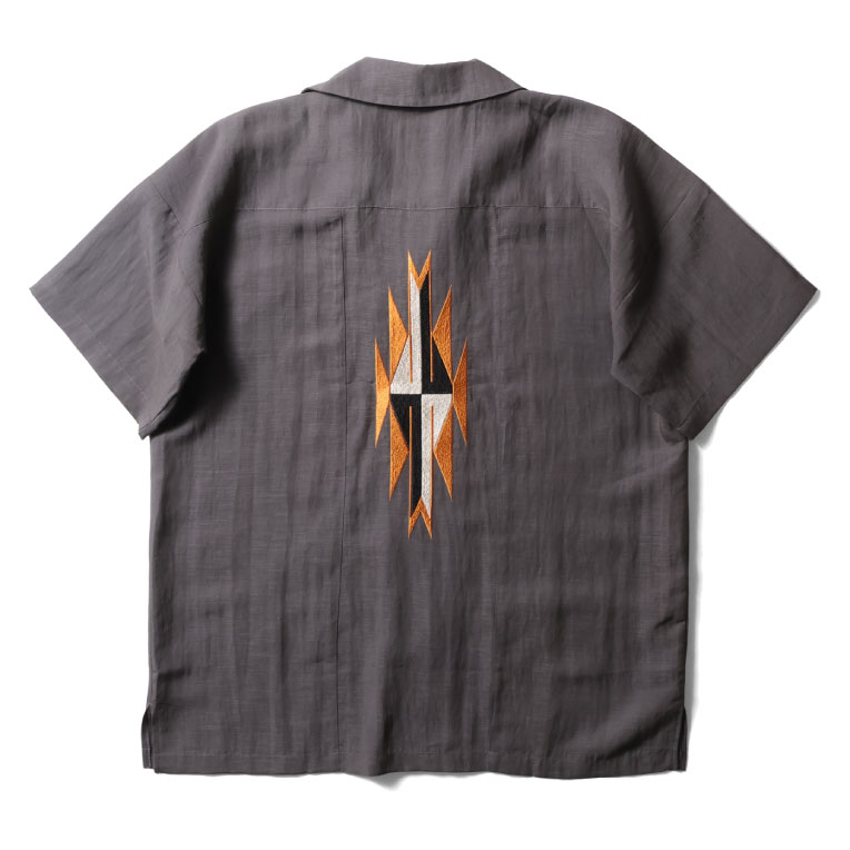 ウェア・シャツ HOUSTON shits HOUSTON（ヒューストン） 41331 LINEN CHIMAYO SHIRT / リネンチマヨ