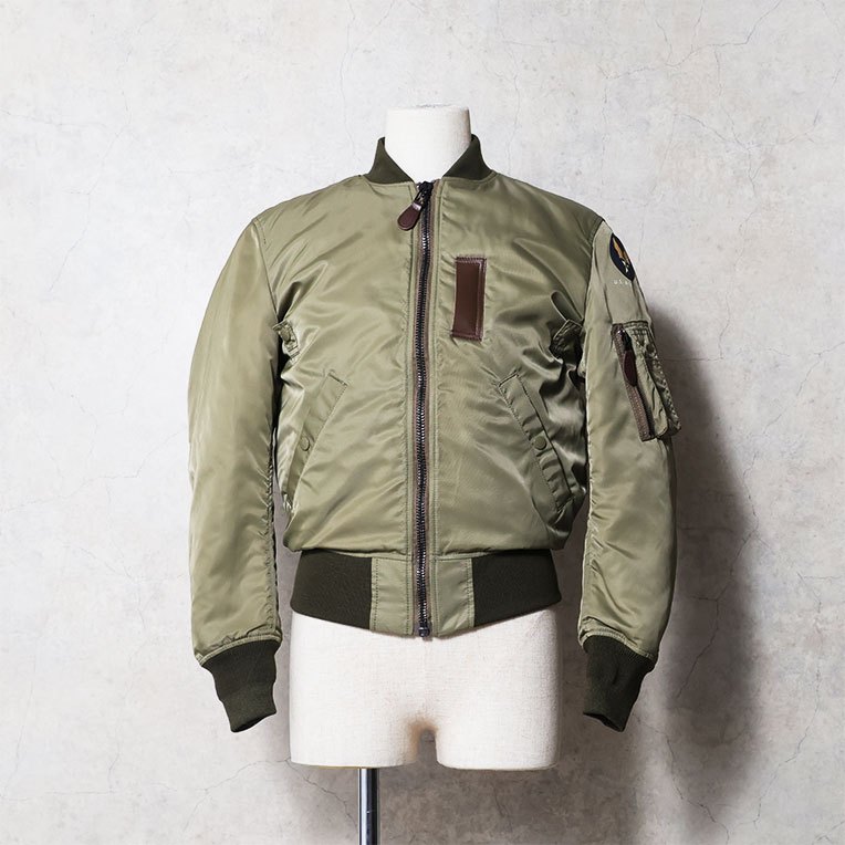 HOUSTON / ヒューストン 5004 B-15B MODIFY FLIGHT JACKET / B-15Bフライトジャケット モディファイモデル -全1色-の画像