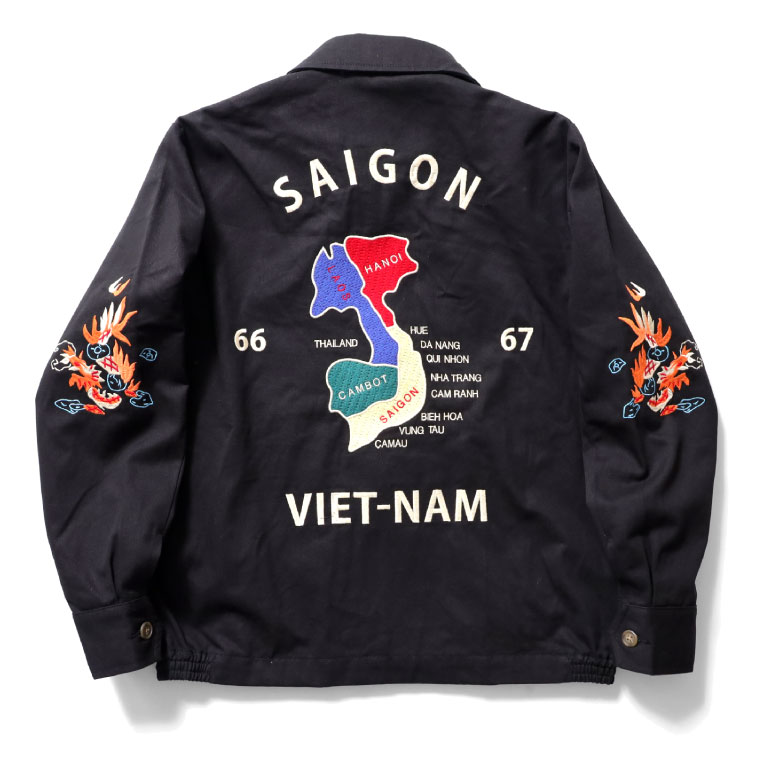 HOUSTON / ヒューストン 51210 VIETNAM JACKET (MAP) / ベトナムジャケット（地図）-全3色- :51210: HOUSTON OFFICIAL ONLINE STORE - 通販 - Yahoo!ショッピング