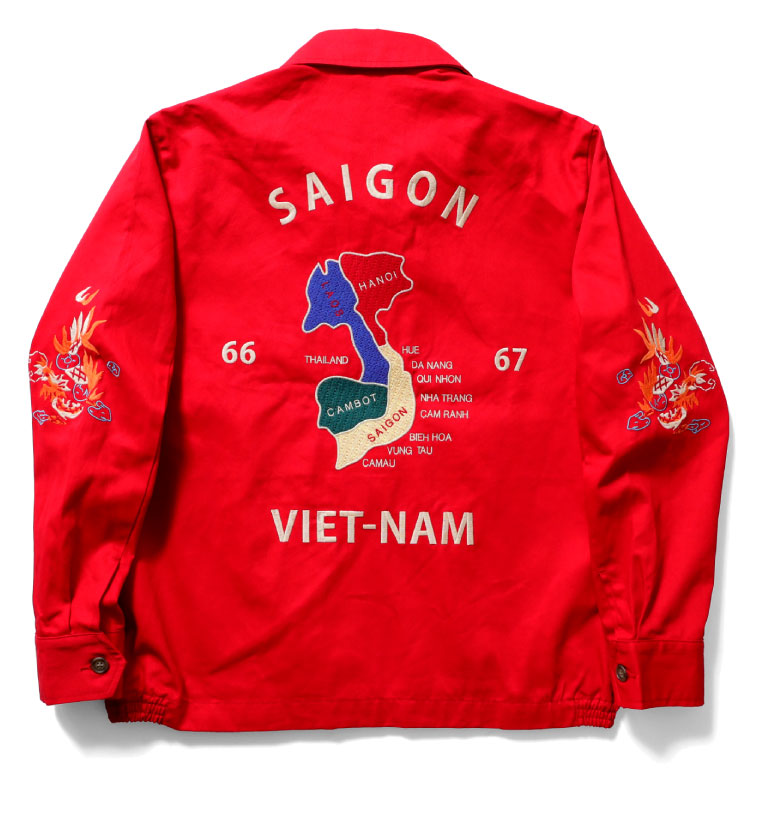 HOUSTON / ヒューストン 51210 VIETNAM JACKET (MAP) / ベトナムジャケット（地図）-全3色- :51210: HOUSTON OFFICIAL ONLINE STORE - 通販 - Yahoo!ショッピング