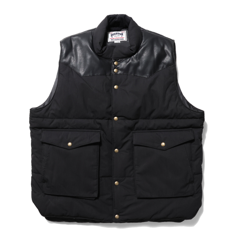 HOUSTON  / ヒューストン 51309 N/C PADDING VEST / ナイロンパディ...