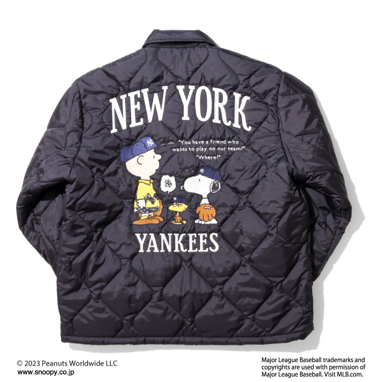 「送料無料・年末感謝」 HOUSTON / ヒューストン 51344 PEANUTS × MLB QUILTING JACKET / キルティングジャケット -全3色- 【F1953430572】 (12784円)