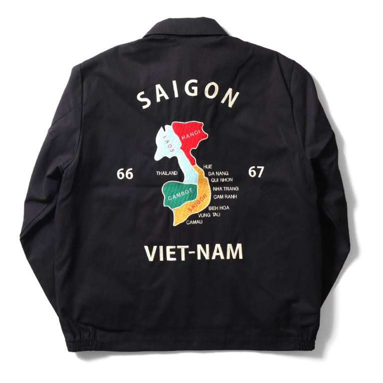 HOUSTON  / ヒューストン 51351 VIETNAM JACKET (MAP) / ベトナムジャケット -全3色-｜houston-1972｜02