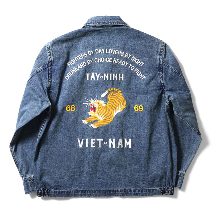 HOUSTON  / ヒューストン 51354 DENIM VIETNAM JACKET (TIGE...