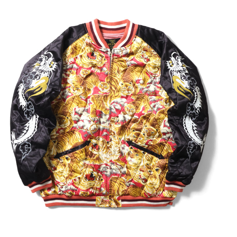 HOUSTON  / ヒューストン 51363 RAYON SOUVENIR JACKET (百虎)...