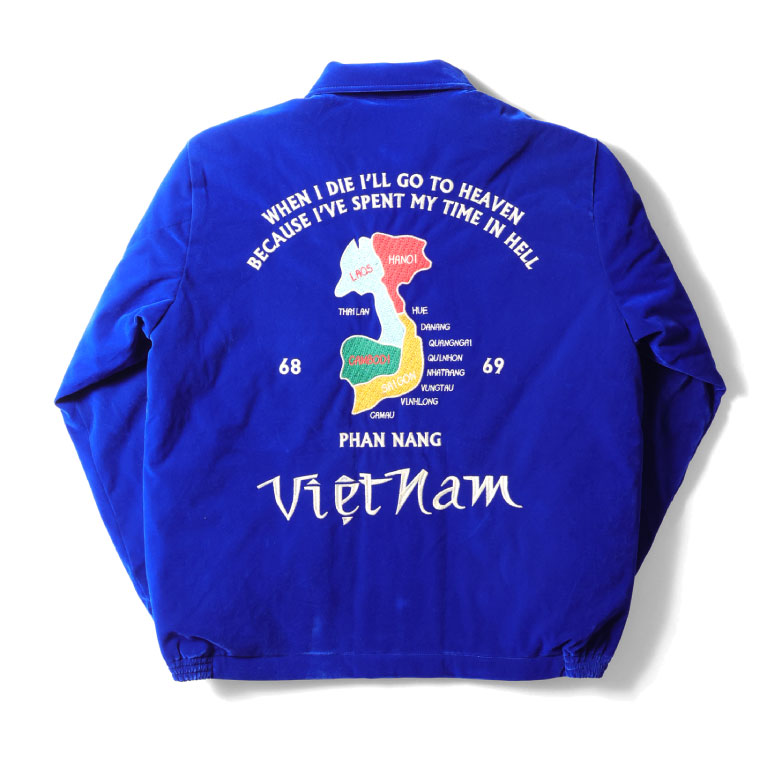 HOUSTON（ヒューストン） 51382 VELVETEN VIETNAM JACKET (MAP) / 別珍
