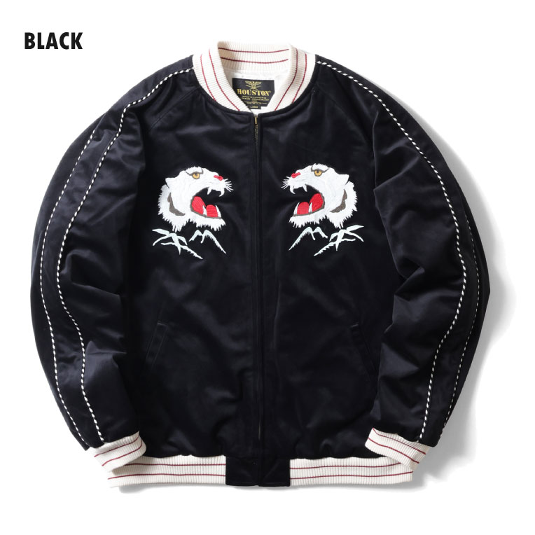 HOUSTON ヒューストン 51388 VELVETEEN SOUVENIR JACKET (TIGER HOUSTON ヒューストン 51388 VELVETEEN SOUVENIR JACKET (TIGER