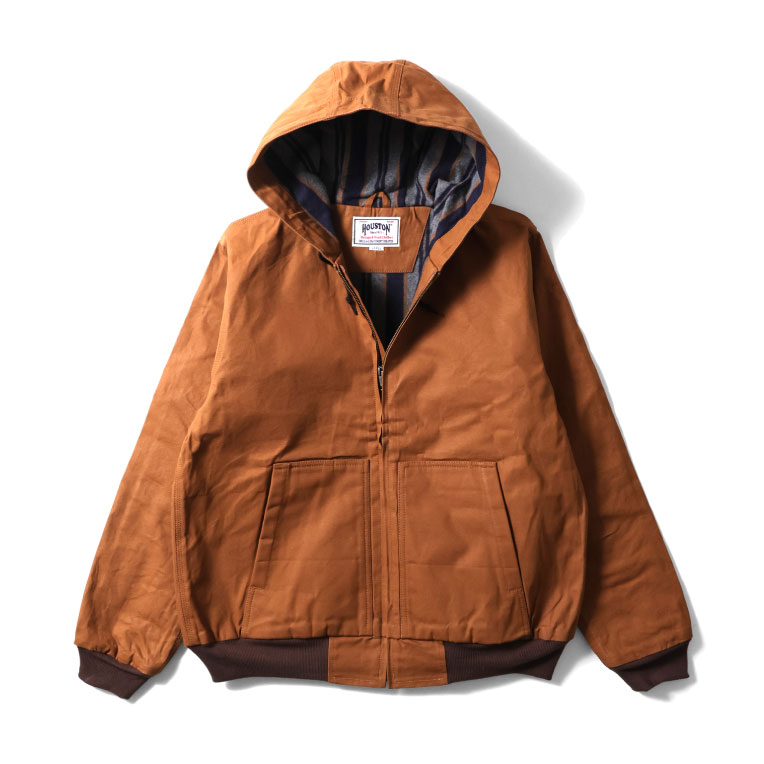 HOUSTON（ヒューストン） 51403 DUCK ZIP WORK HOODIE / ダックジップ